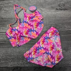 Amzbrly Flounce Bikini Swimsuit Size 5-6 Yrs